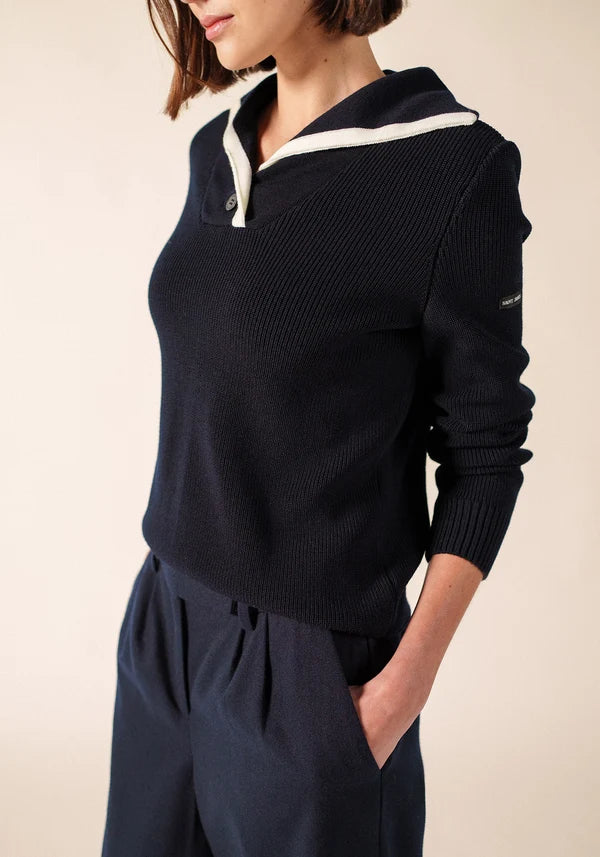 Saint James Sweater Woman Jumper Gavarnie Navy