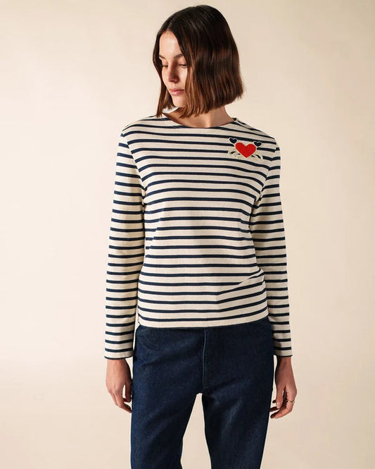 Saint James Sweater Woman Striped Portune Breton