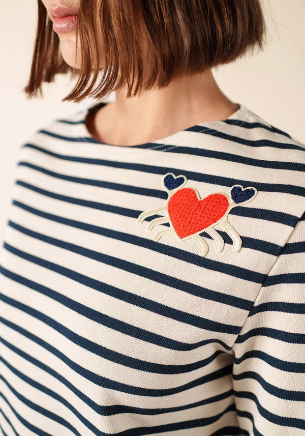Saint James Sweater Woman Striped Portune Breton