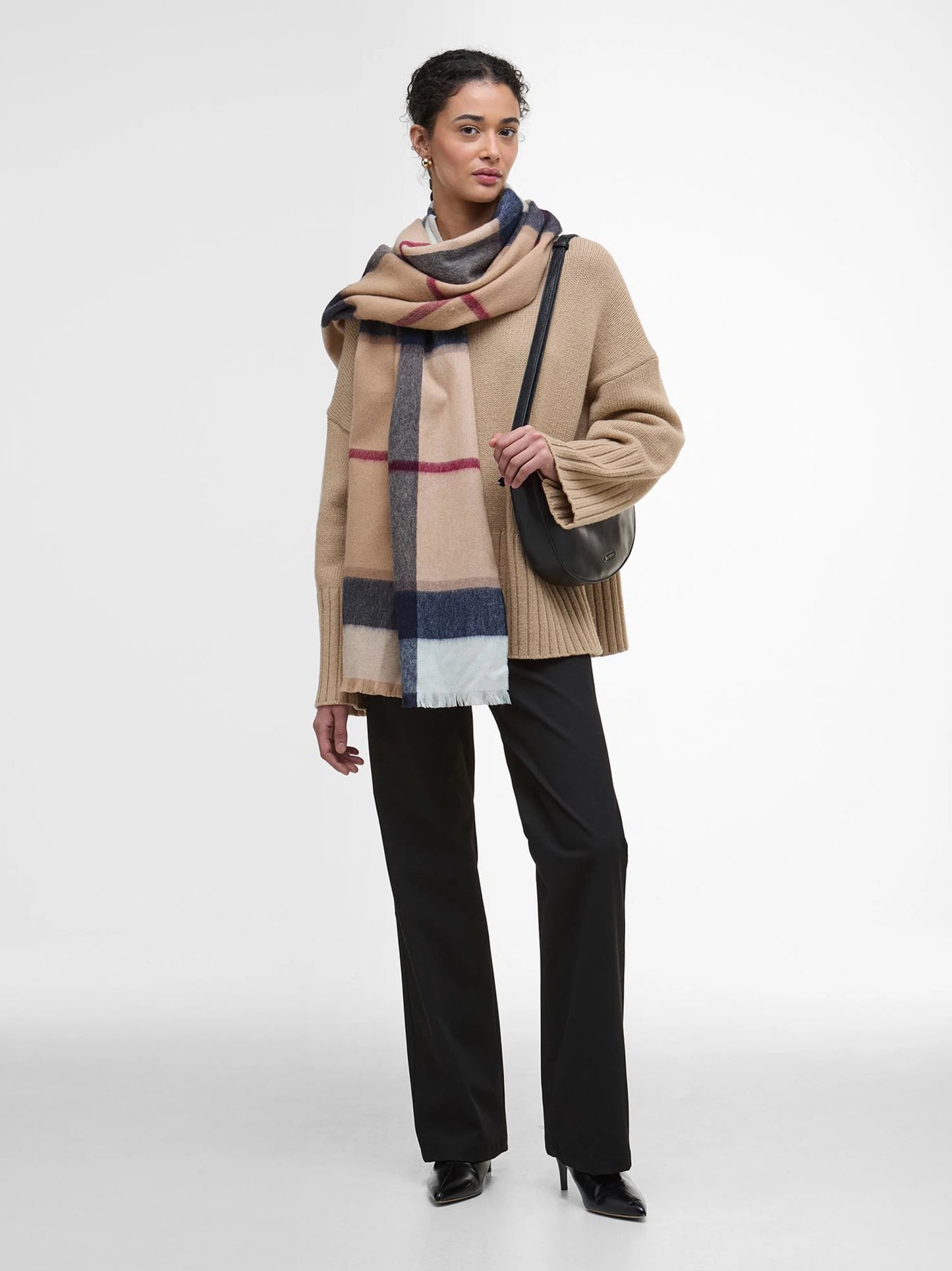 Barbour Scarf Rosefield Hessian Tartan