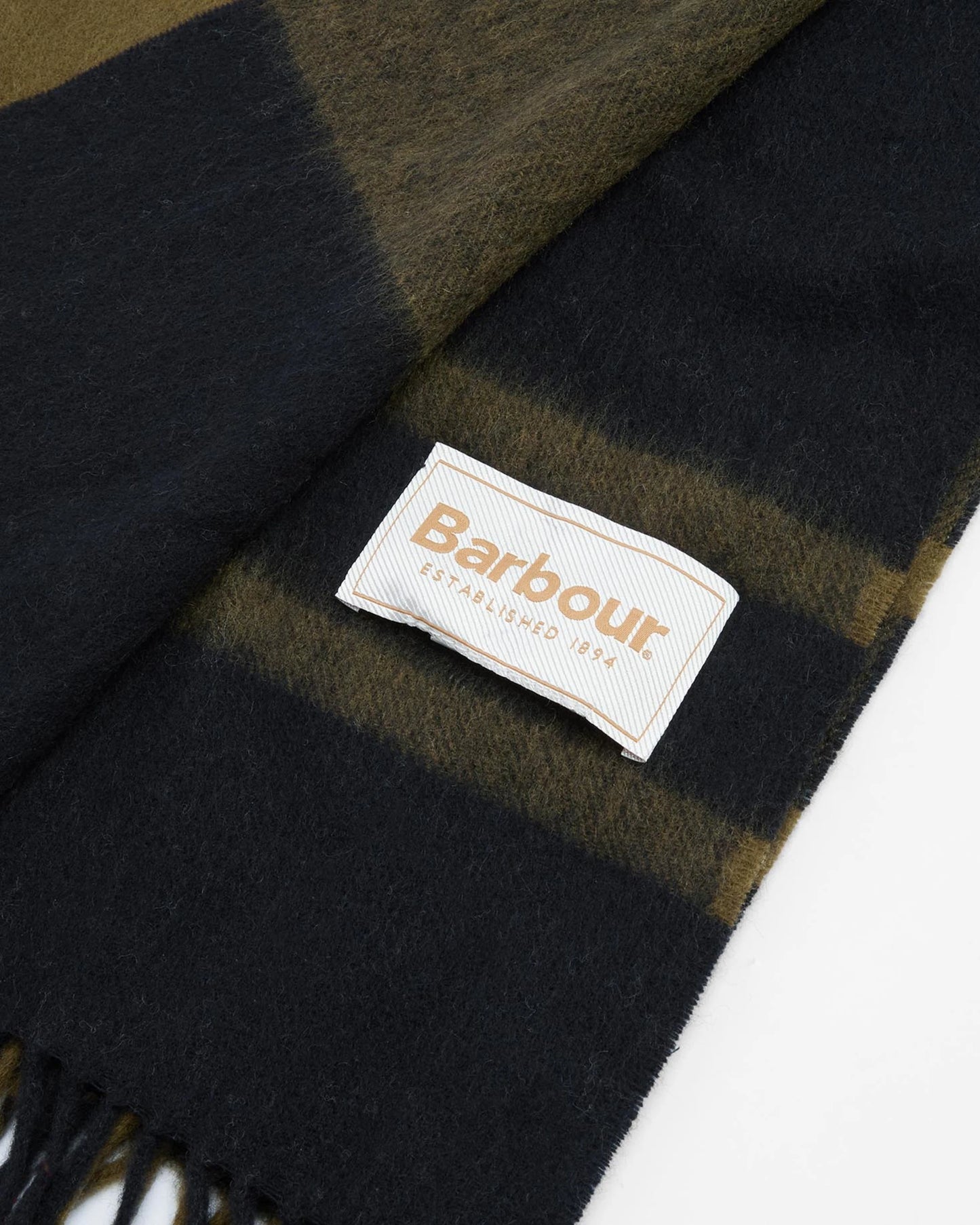 Barbour Scarf Maxine Tartan Black/Olive