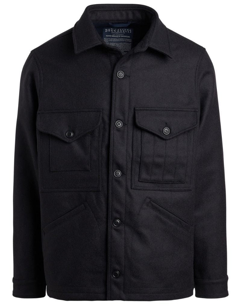 Manifatture Ceccarelli Jacket Man Overshirt Navy