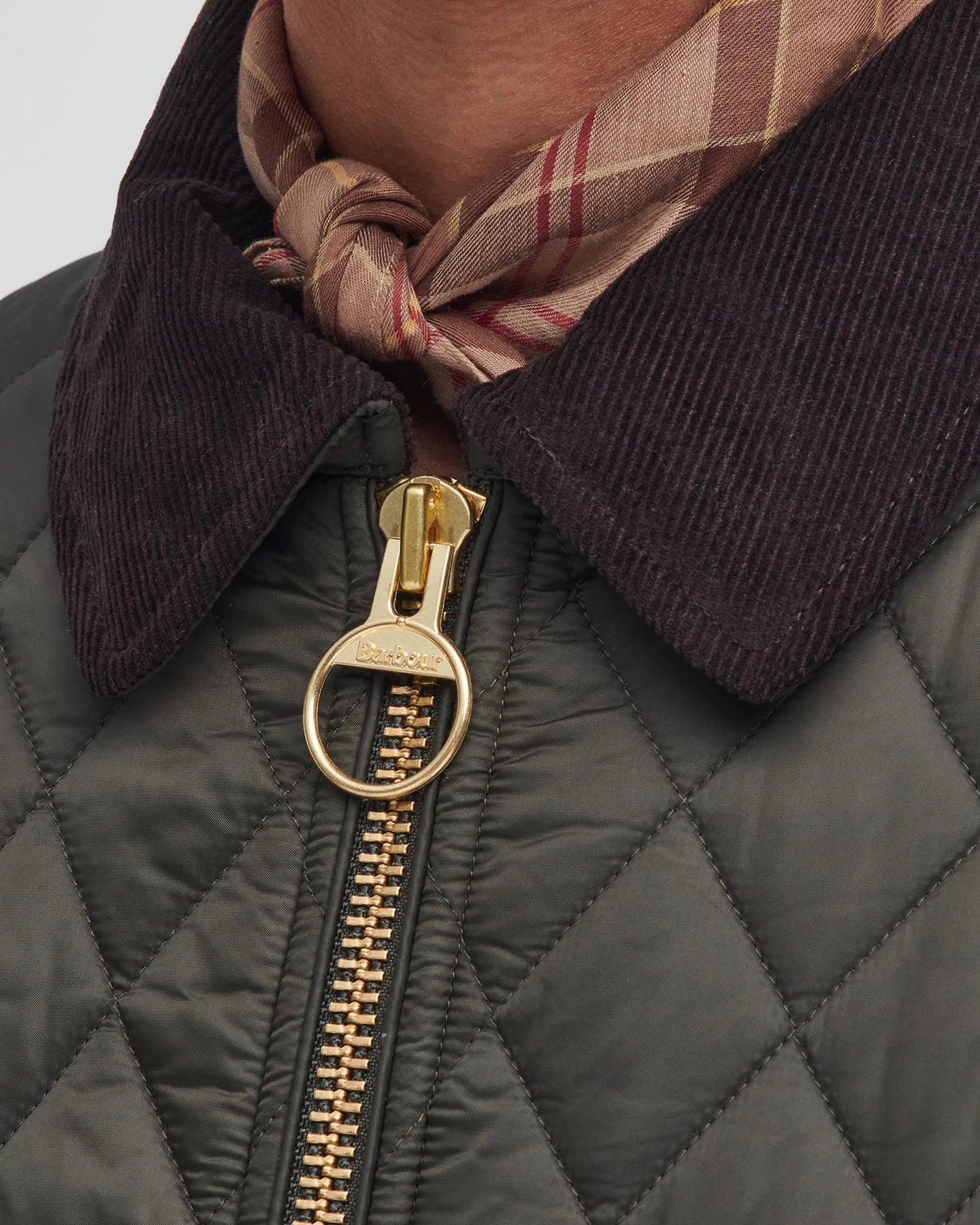 Barbour Jacket Woman Beadnell Quilt Sage