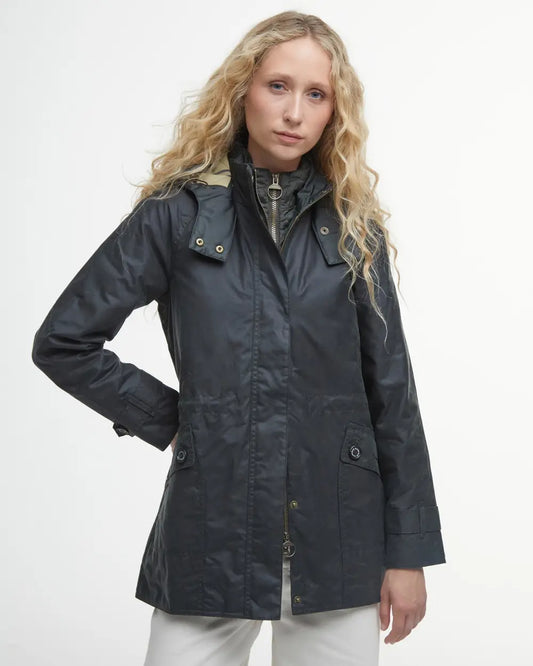 Barbour Jacket Woman Cannich Wax Sage/Ancient