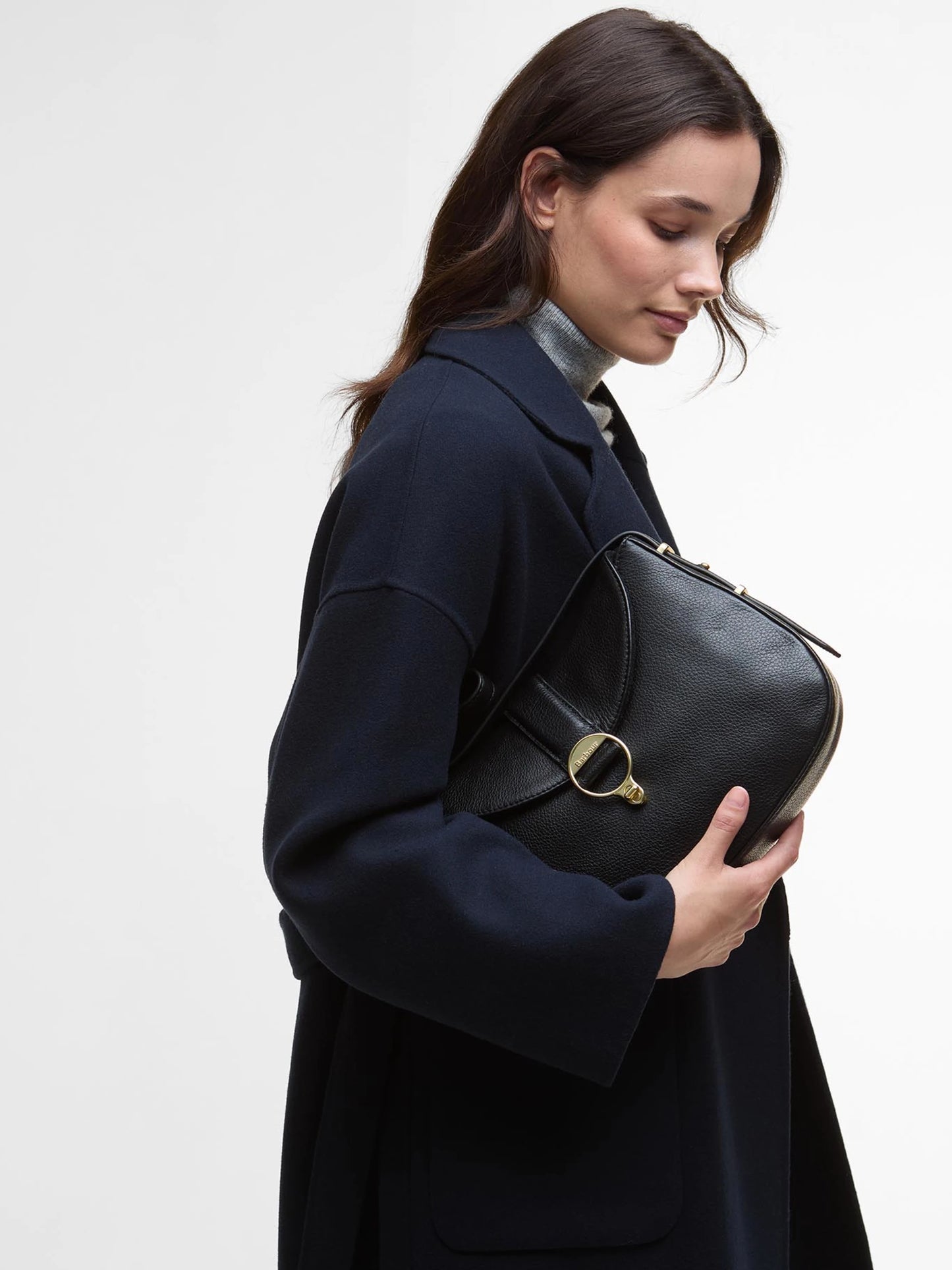 Barbour Bag Woman Alder Leather Black