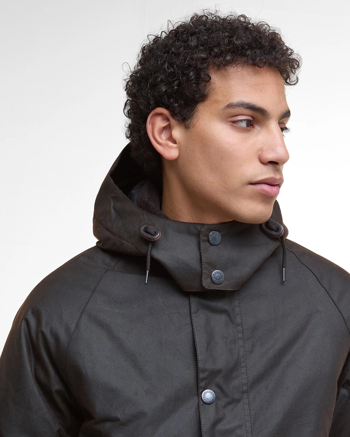 Barbour Jacket Man Modern Beaufort Wax Dark Brown