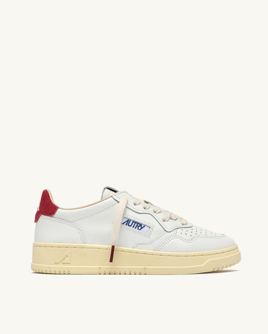 Autry BJ01 White/Deep Claret sneakers