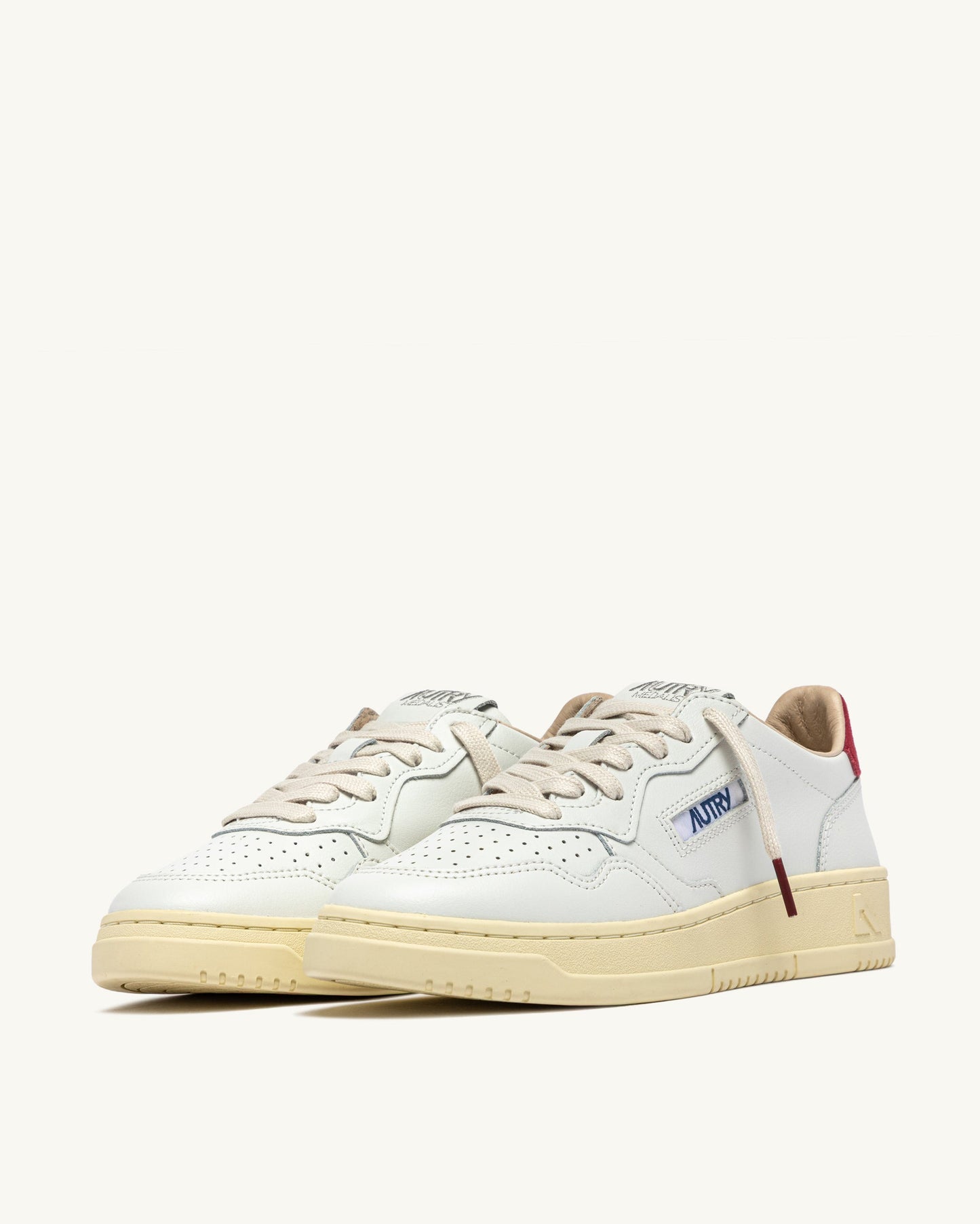 Autry BJ01 White/Deep Claret sneakers