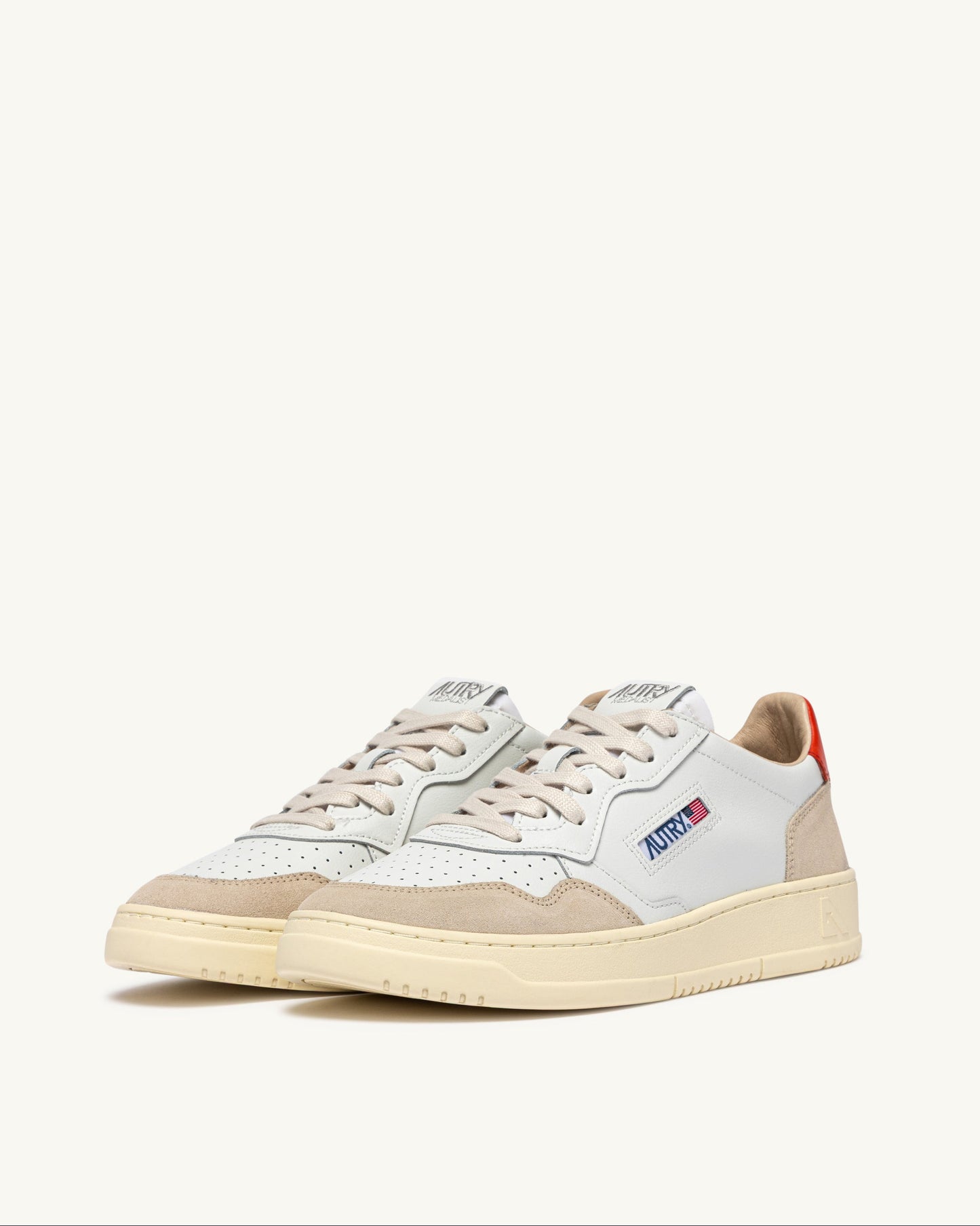 Autry LS19 White/Pumpkin