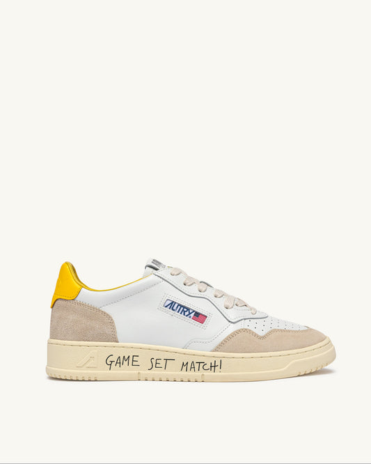 Autry MA12 White/Slicker Match/Suede Sneakers