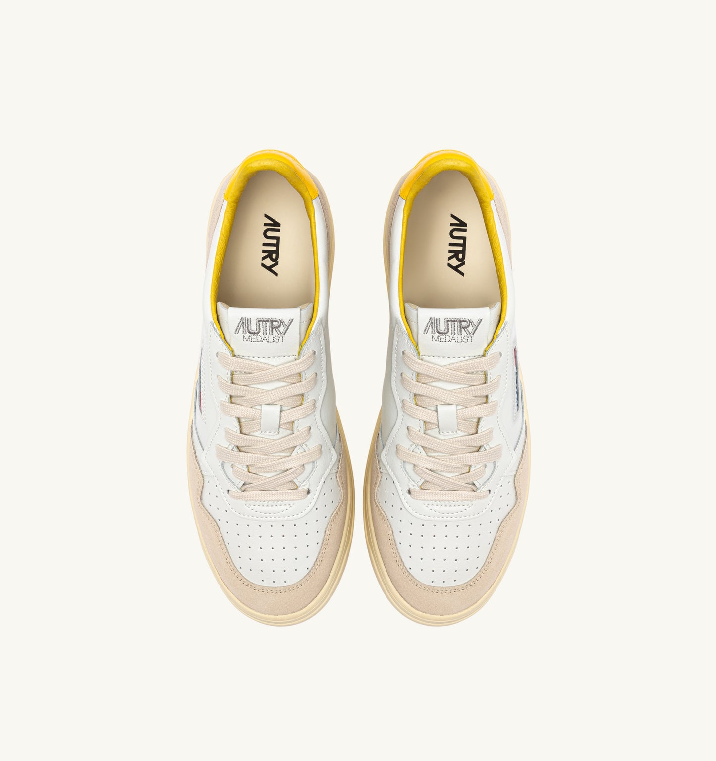 Autry MA12 White/Slicker Match/Suede Sneakers