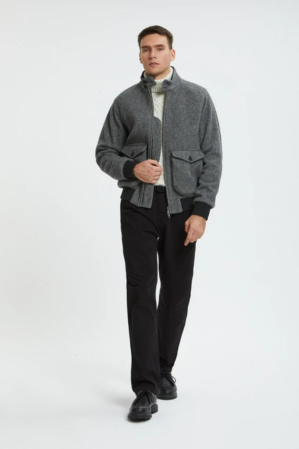 Baracuta Jacket Man G9 Pocket Wool Grey