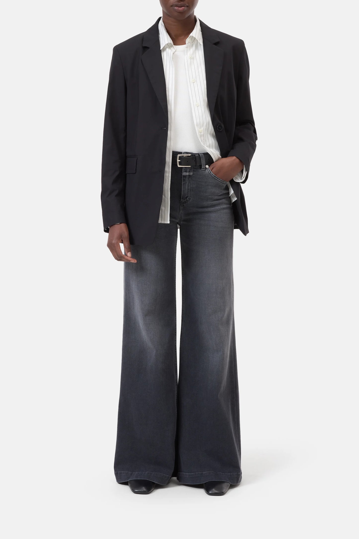 Closed Jeans Woman Glow Up Dark Grey