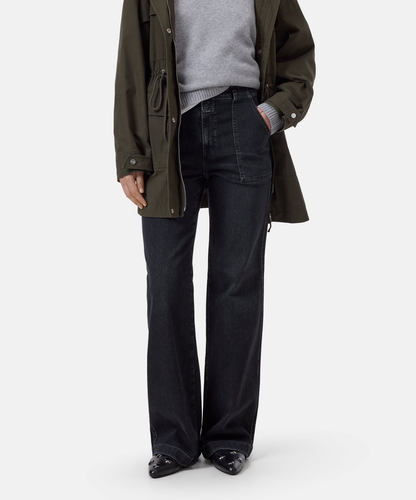 Closed Jeans Woman Aria Dark Grey