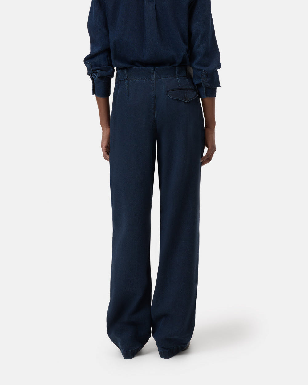 Closed Trouser Woman Mawson Denim Dark Blue