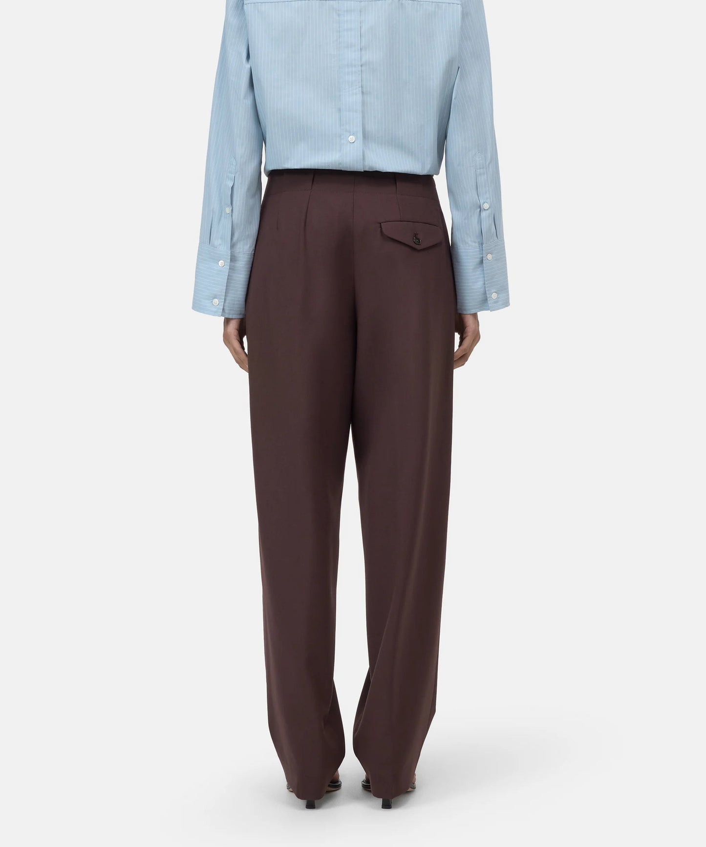 Closed Trouser Woman Trouser Mawson Brown