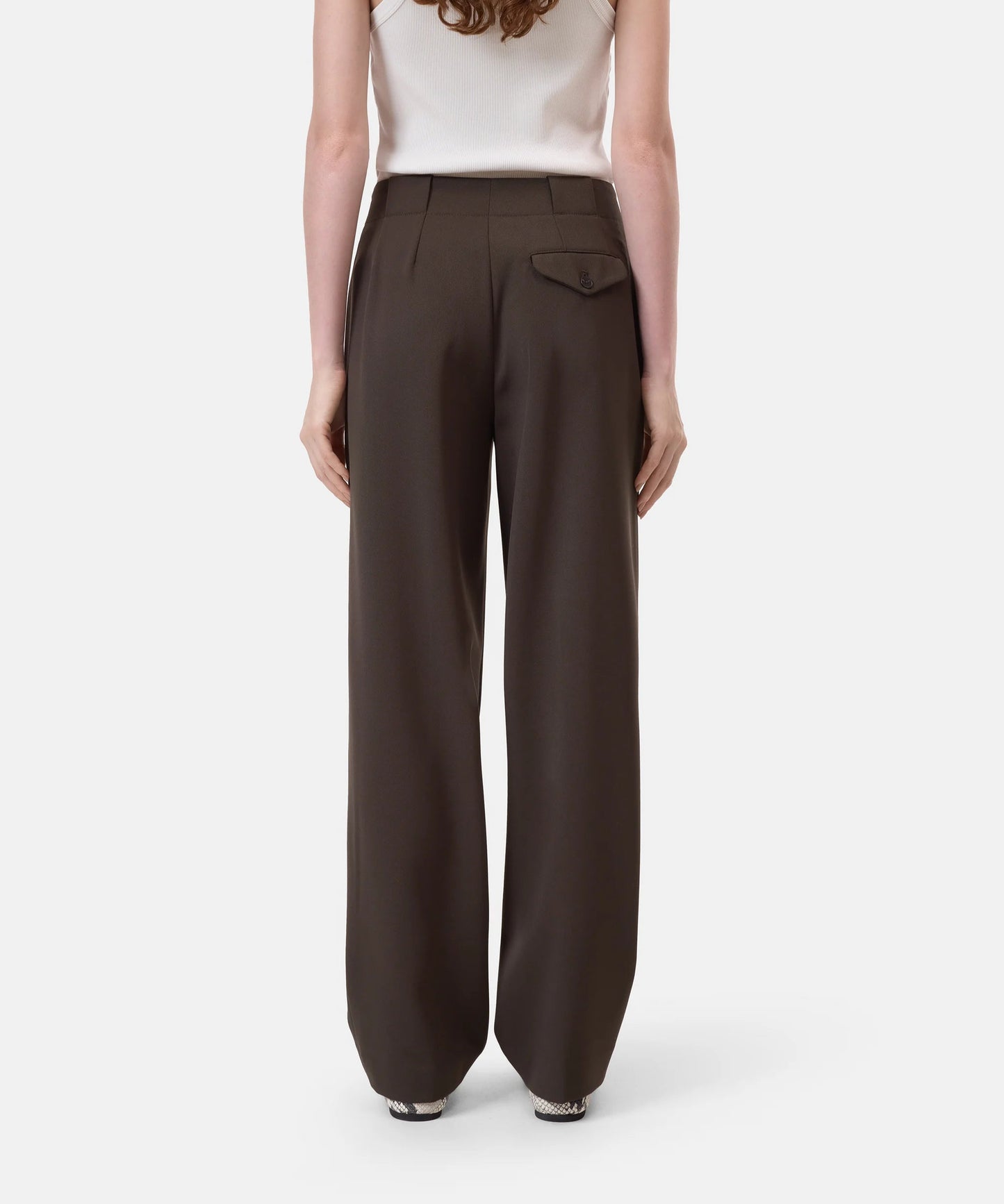 Closed Trouser Woman Mawson Marsh Green