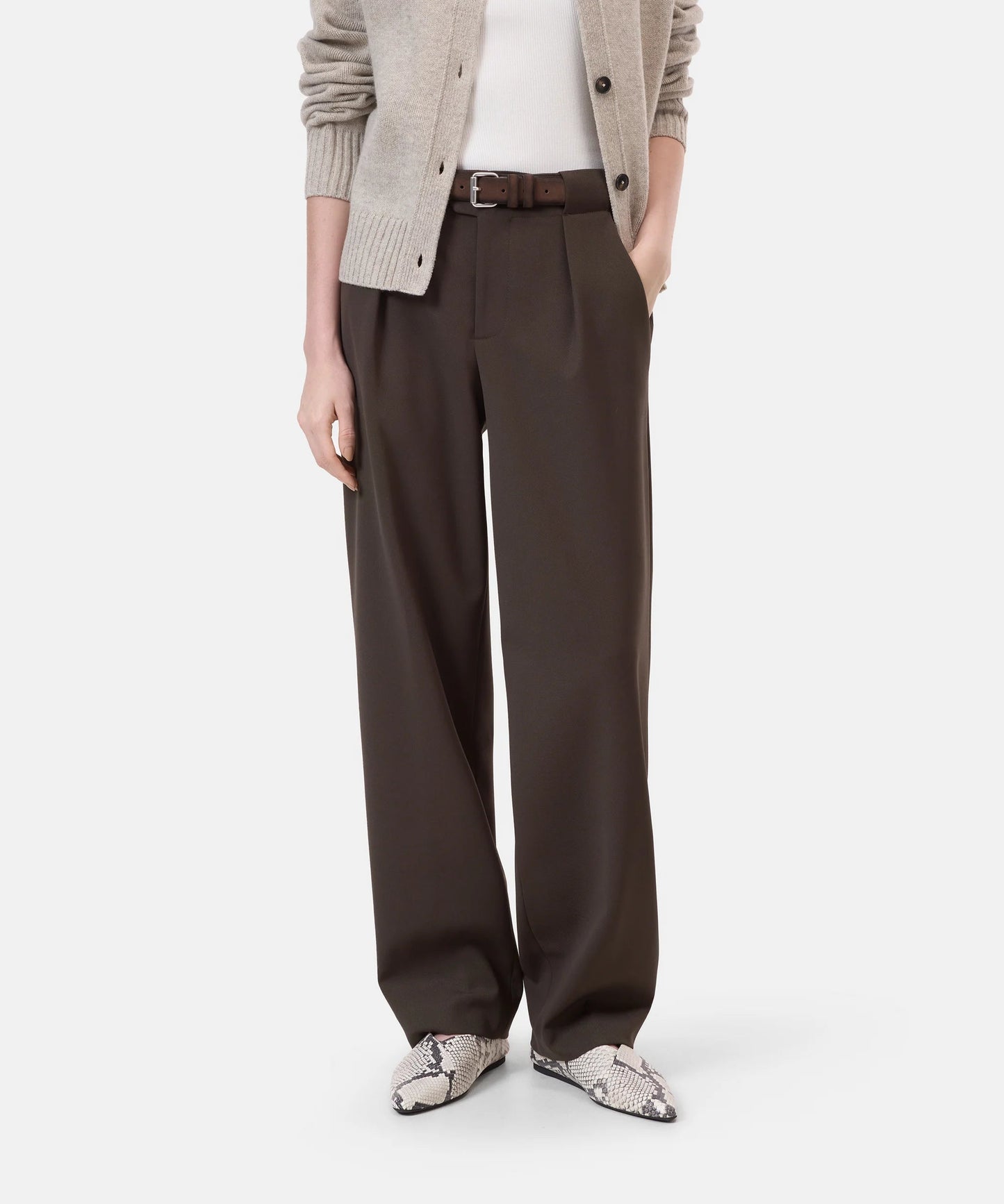 Closed Trouser Woman Mawson Marsh Green