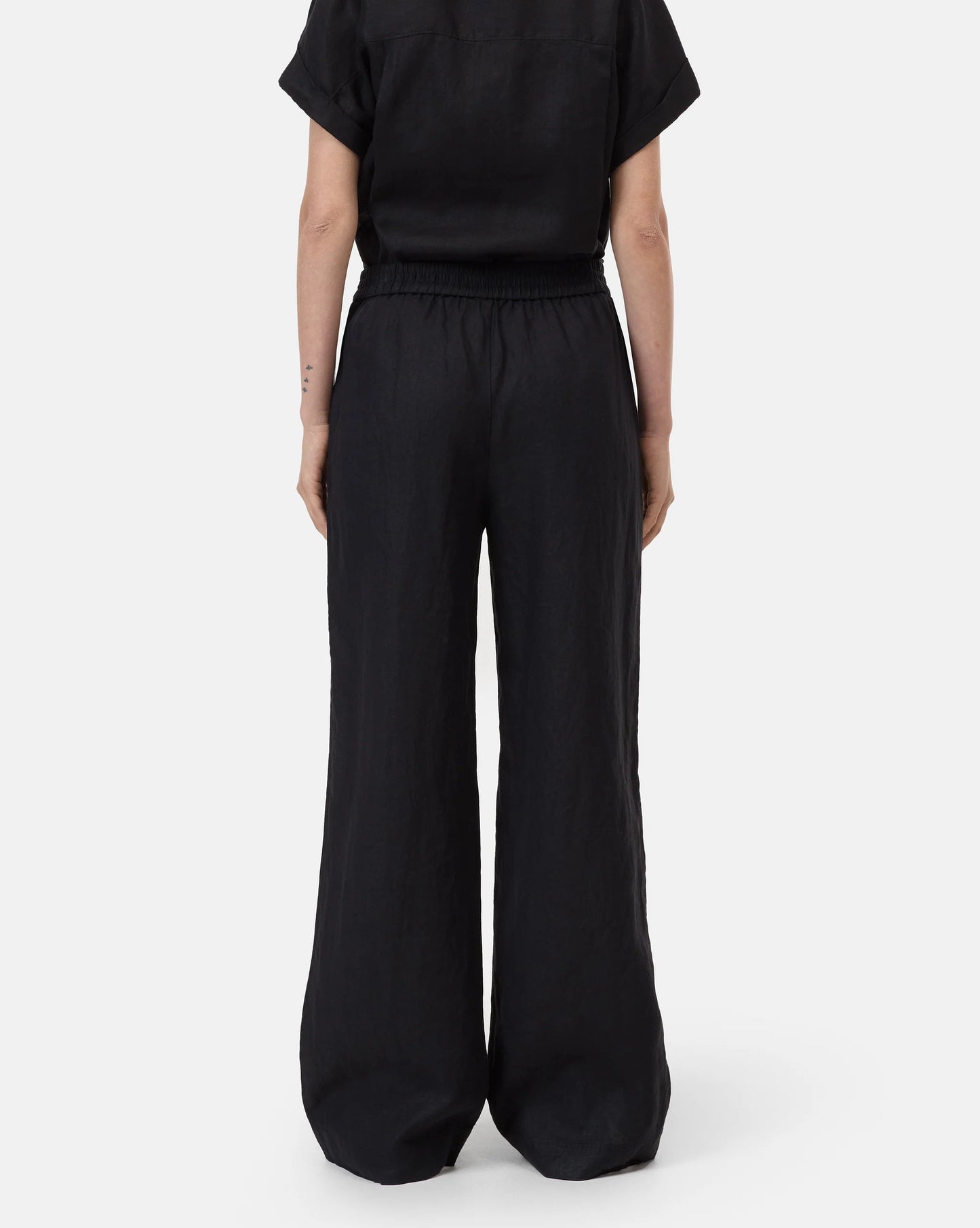 Closed Trouser Woman Wide Pants Winona Black