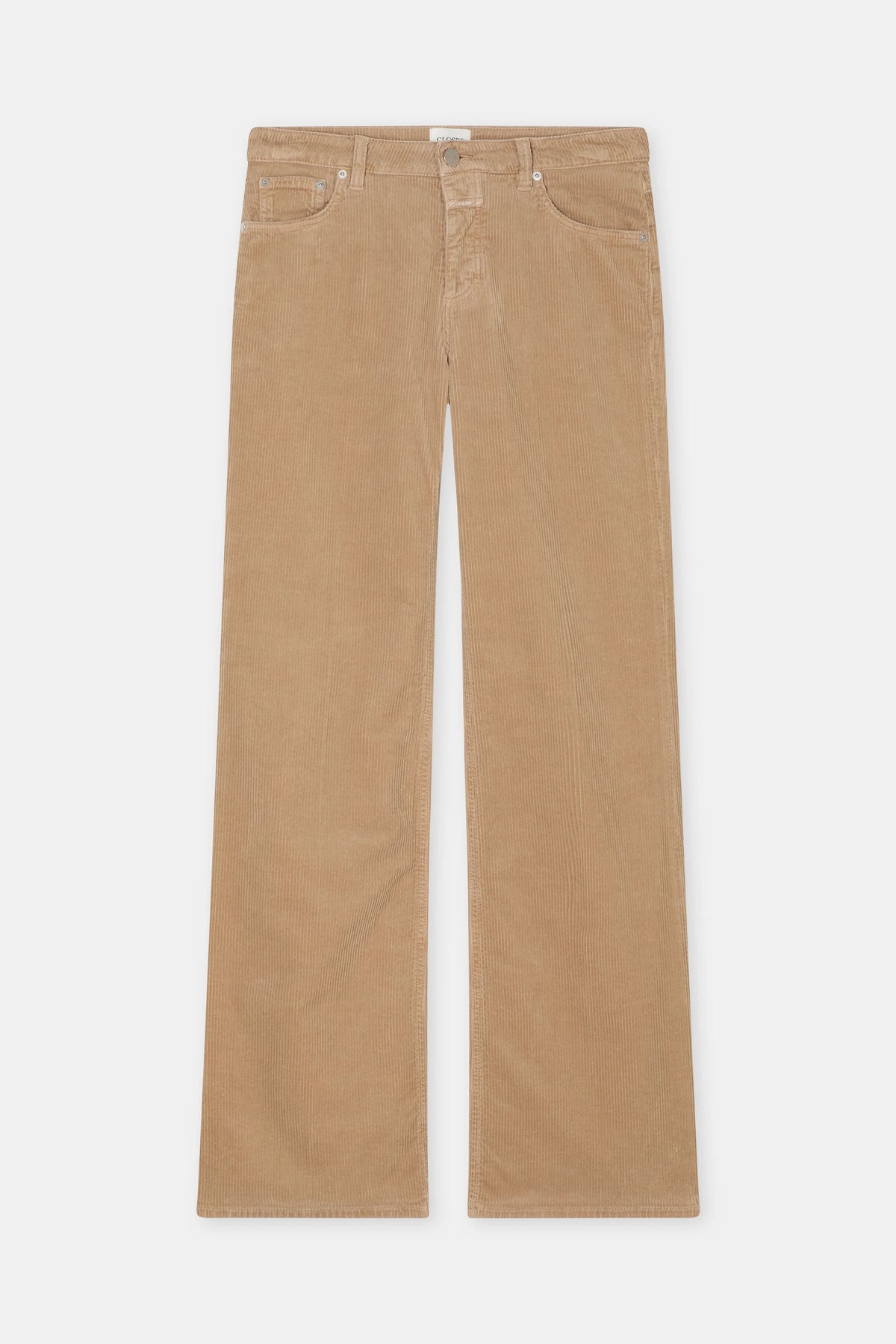 Closed Trouser Woman Gillan Corduroy Beige
