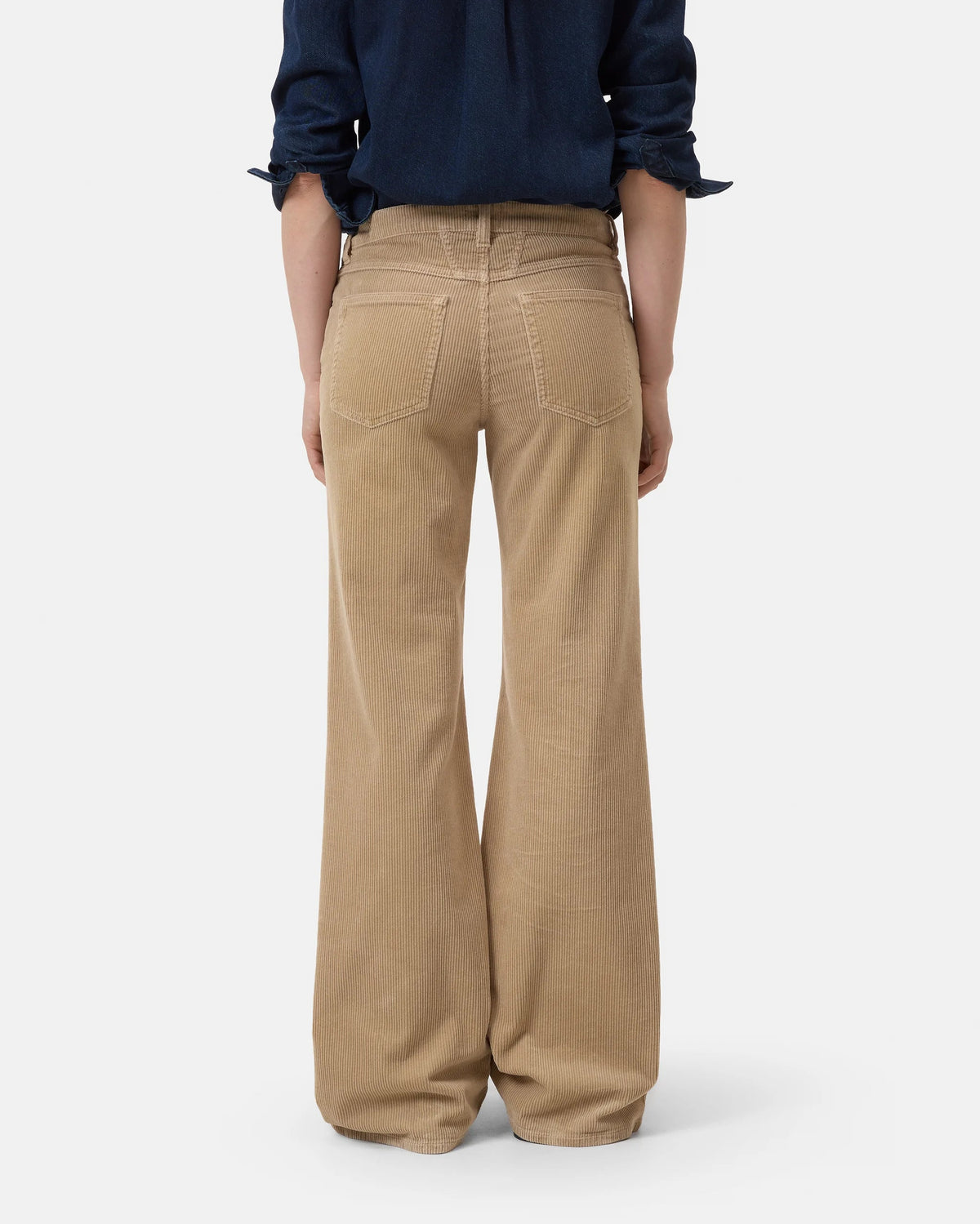 Closed Trouser Woman Gillan Corduroy Beige