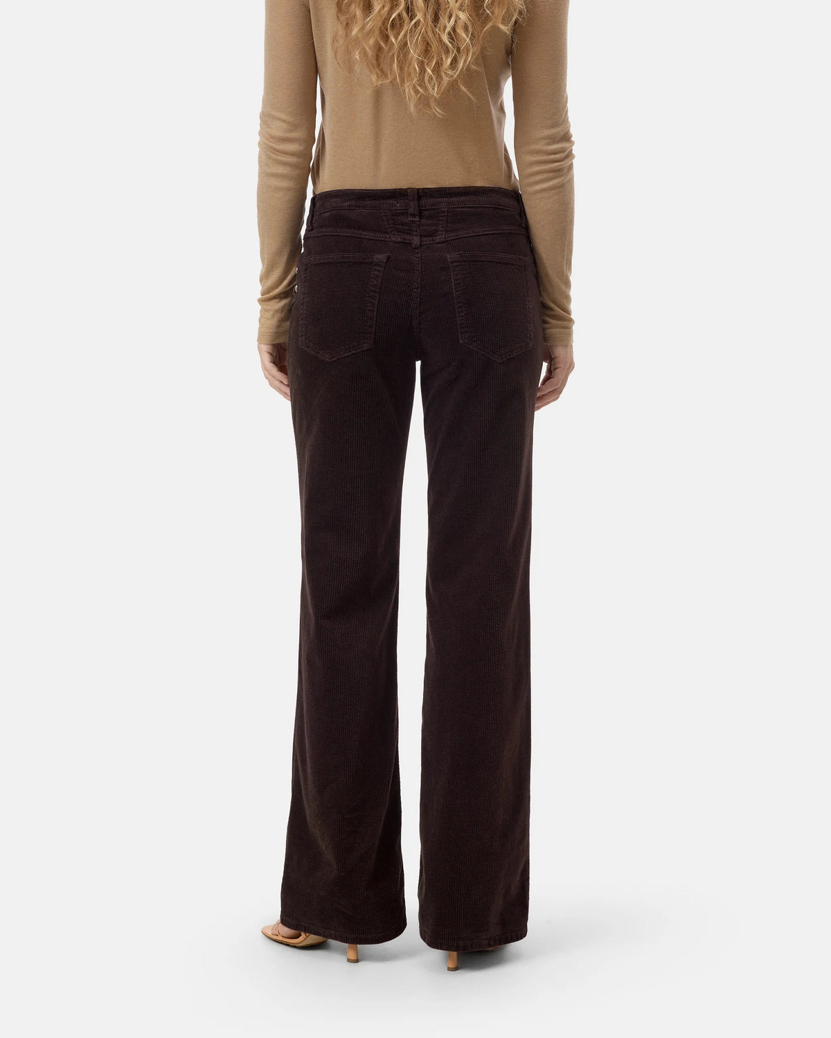 Closed Trouser Woman Gillan Corduroy Brown