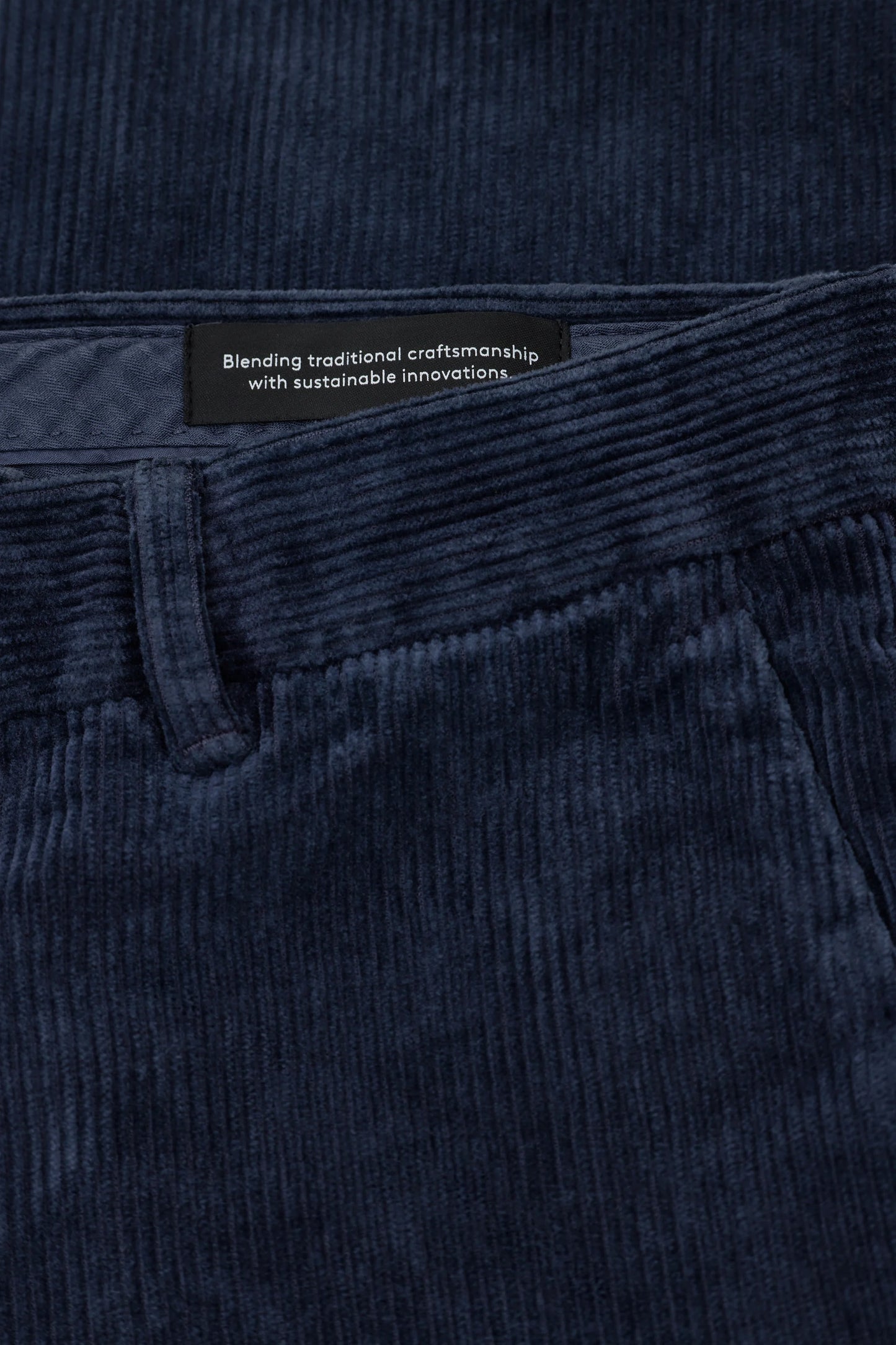 Closed Trouser Man Clifton Corduroy Dark Night