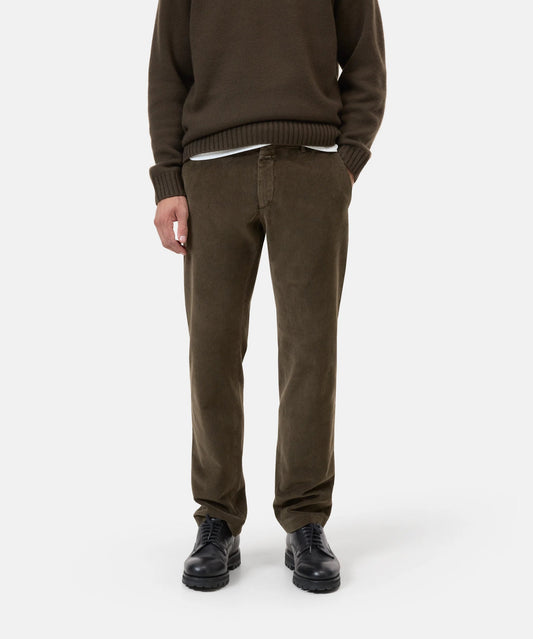 Closed Trouser Man Clifton Corduroy Marsh Green