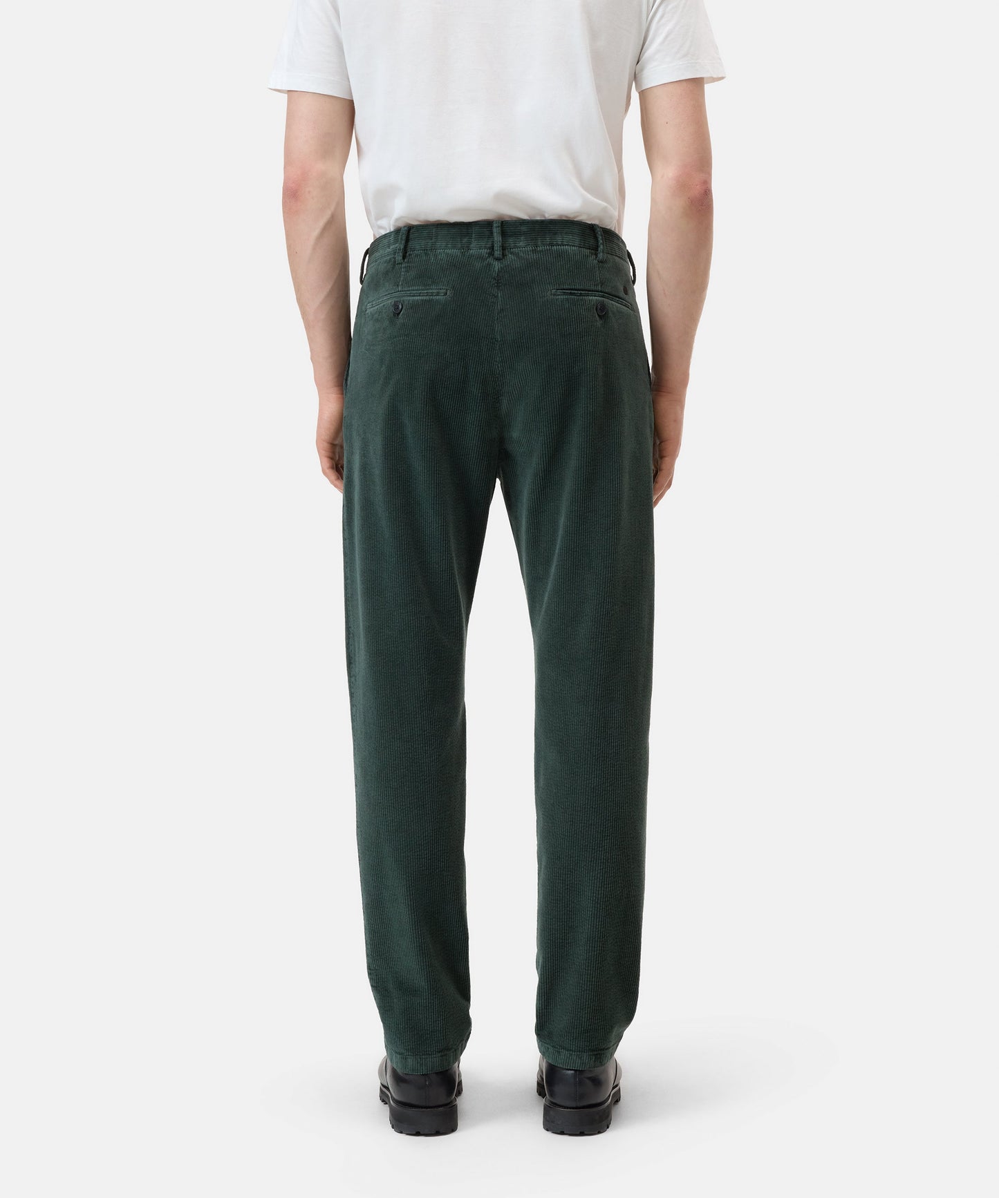 Closed Trouser Man Bergen Corduroy Green