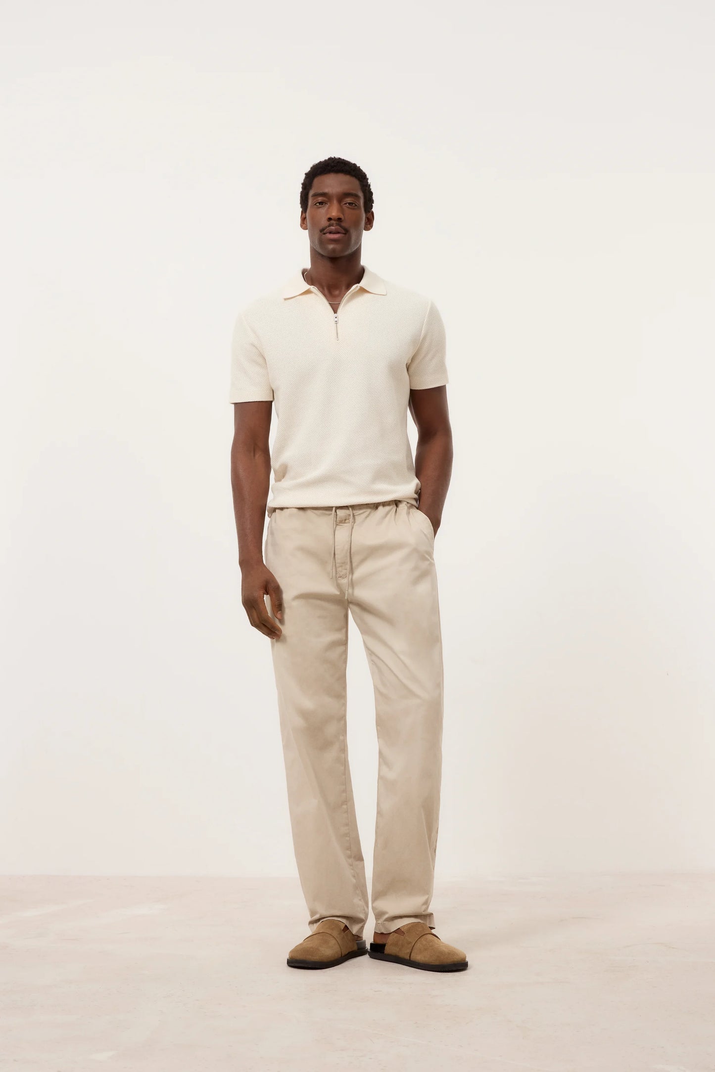 Closed Trouser Man Tropea Clay Beige