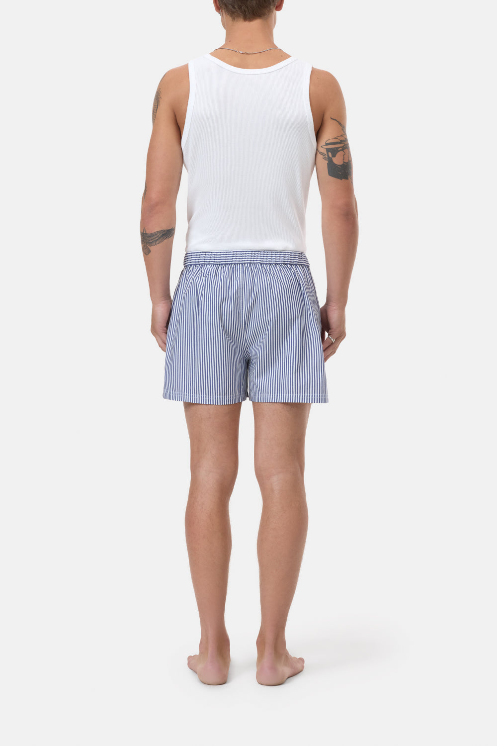 Closed Boxer Man Shorts Dark Night