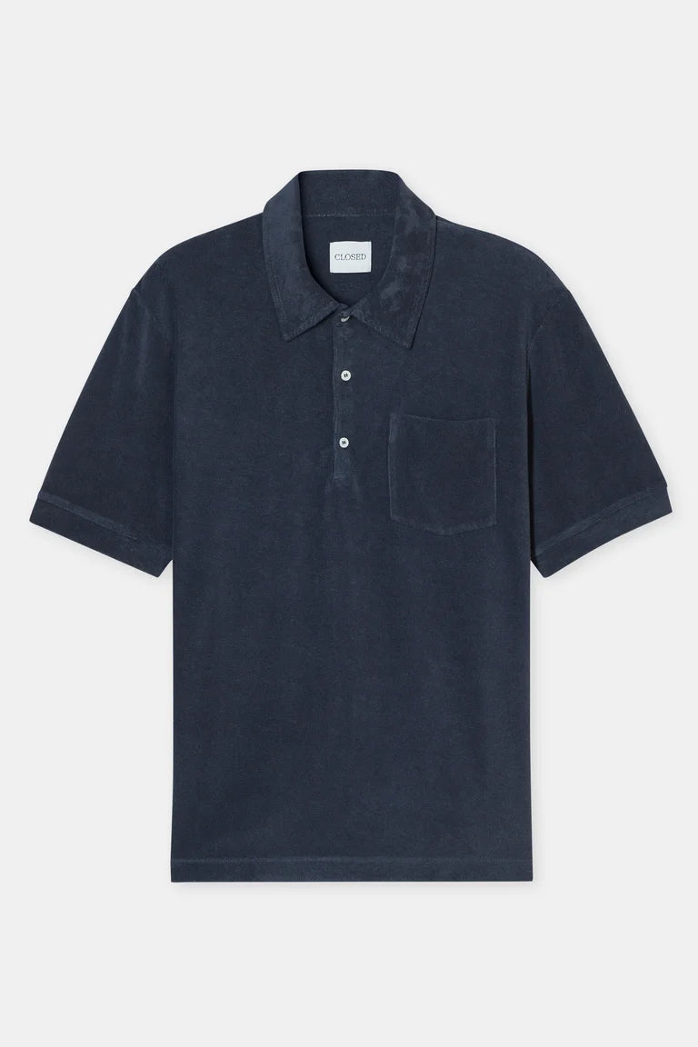 Closed T-Shirt Man Polo Short Sleeve Smokey Blue