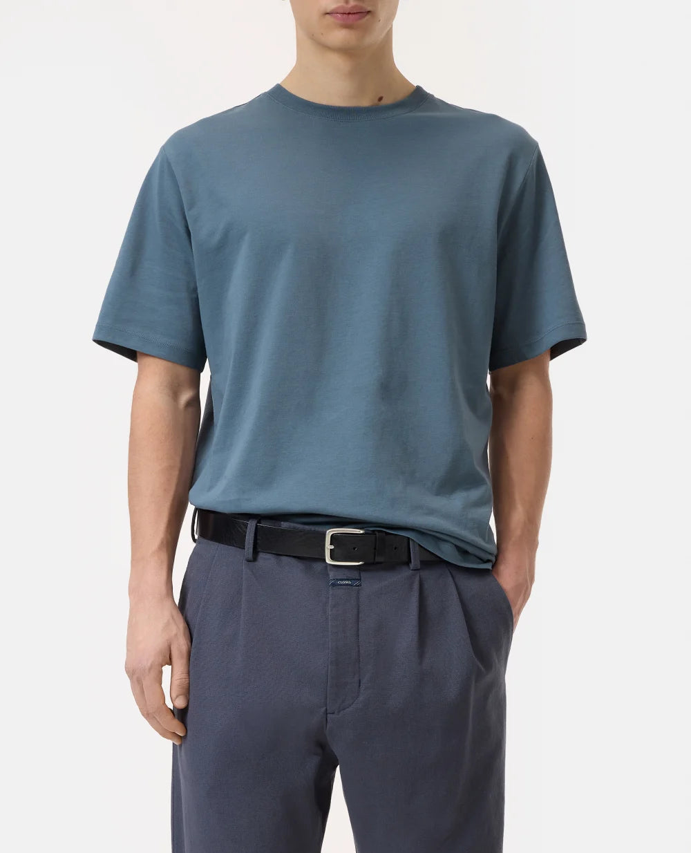 Closed T-Shirt Man Basic Graphite Blue