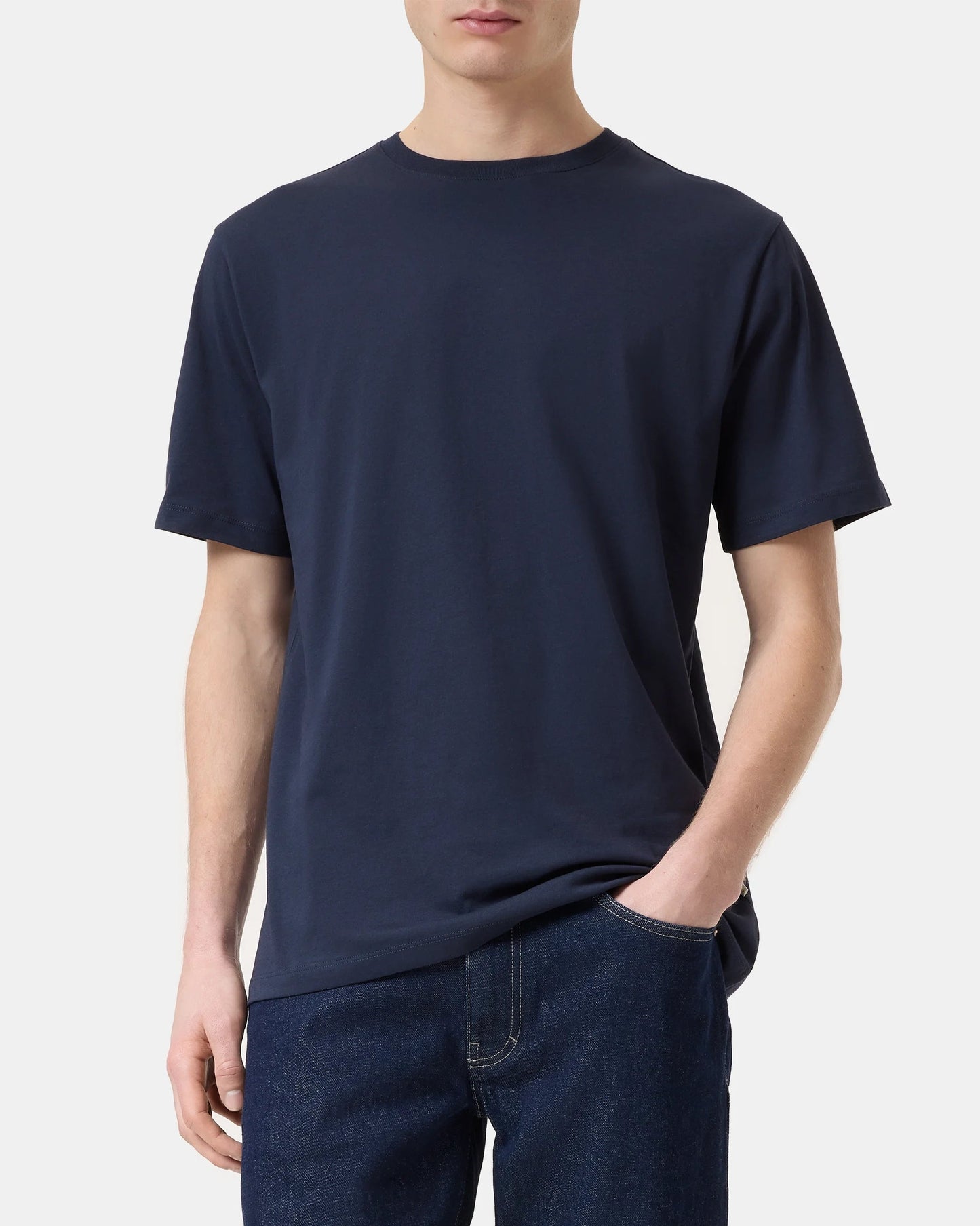 Closed T-Shirt Man Basic Dark Night