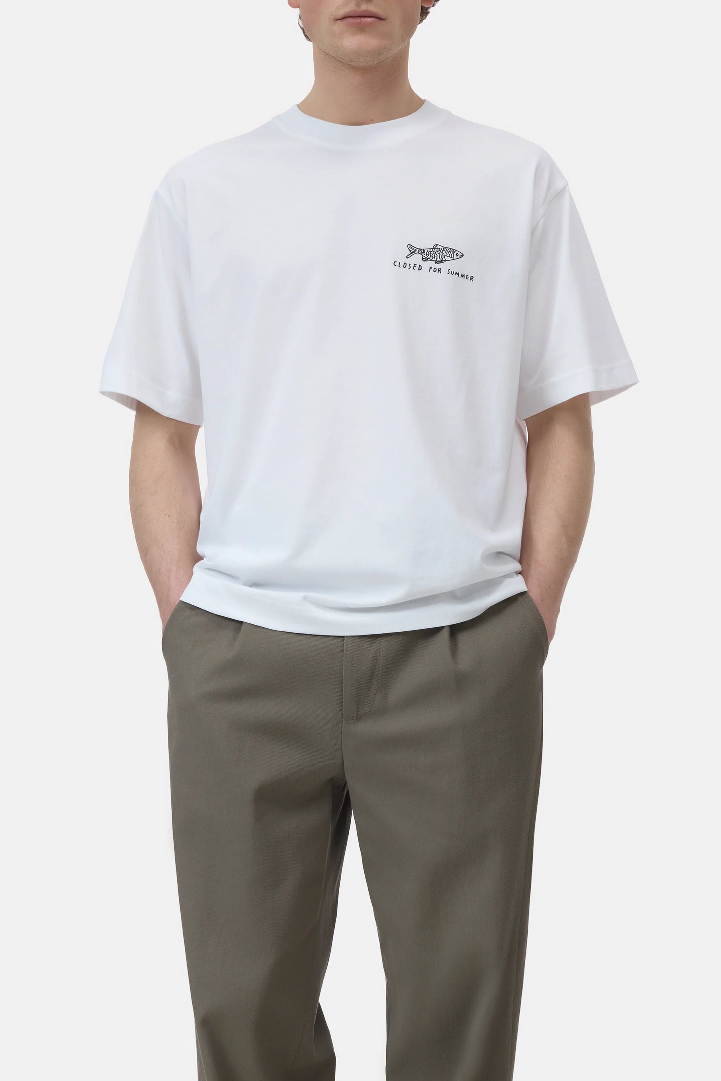 Closed T-Shirt  Man Printed 2 White