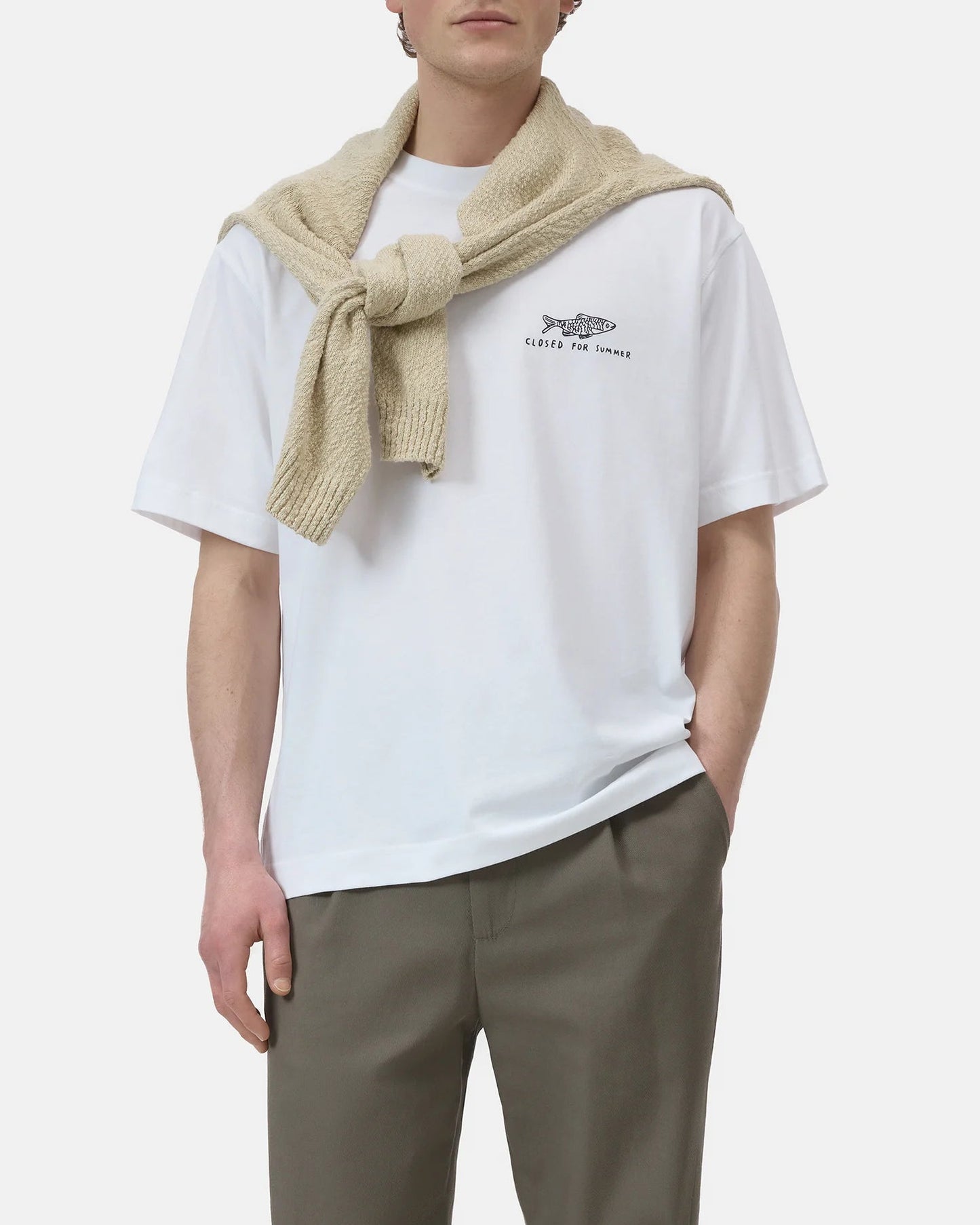 Closed T-Shirt  Man Printed 2 White