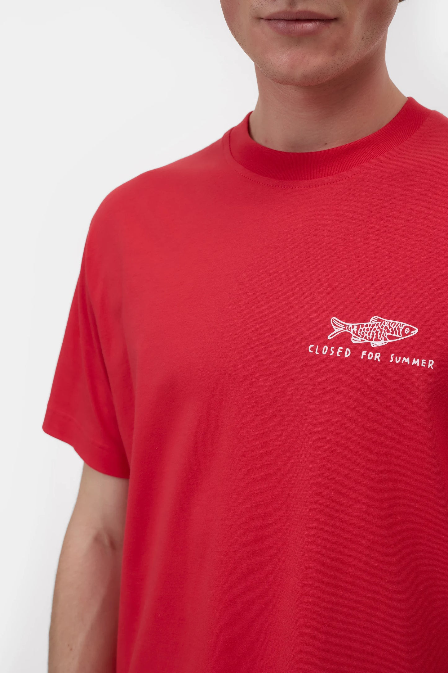 Closed T-Shirt  Man Printed 2 Laser Red