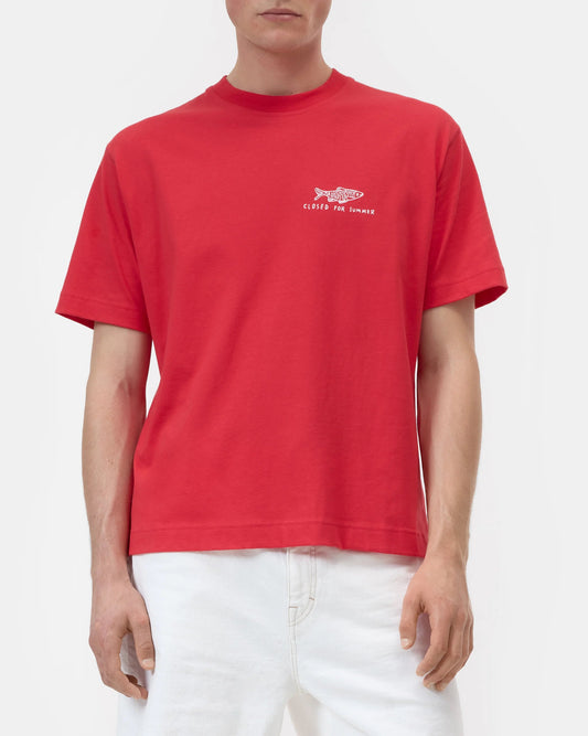 Closed T-Shirt  Man Printed 2 Laser Red