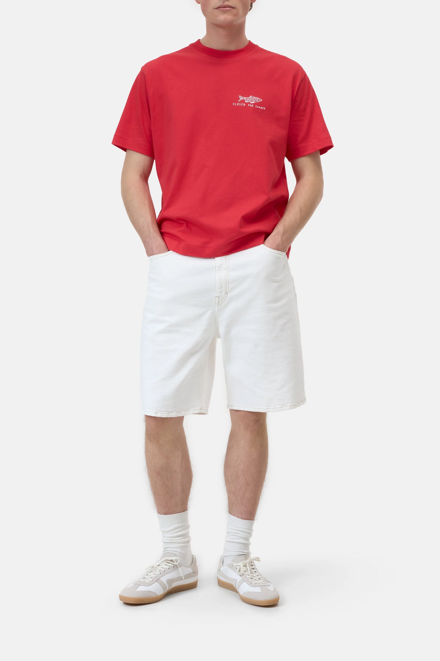 Closed T-Shirt  Man Printed 2 Laser Red