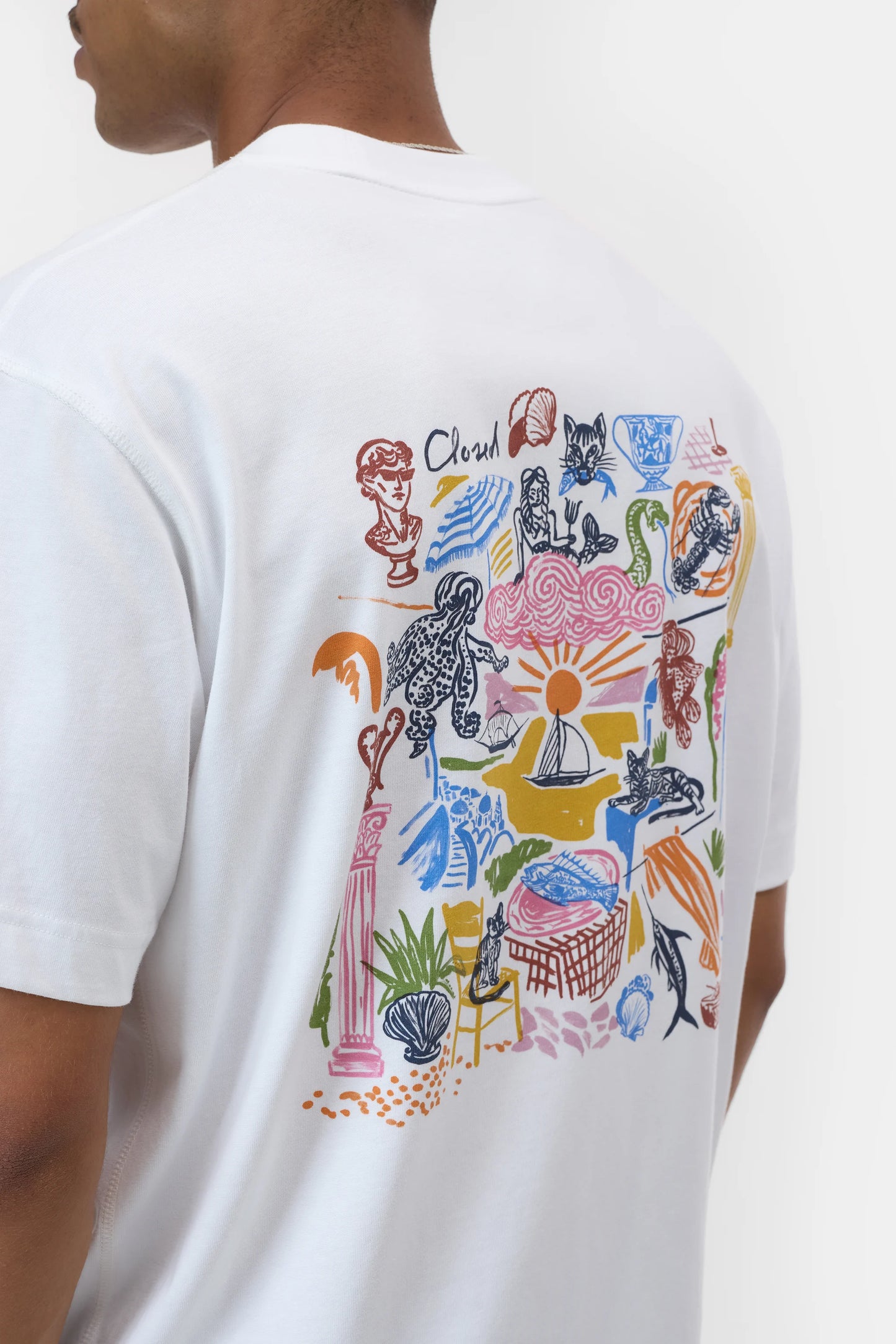 Closed T-Shirt  Man Printed White