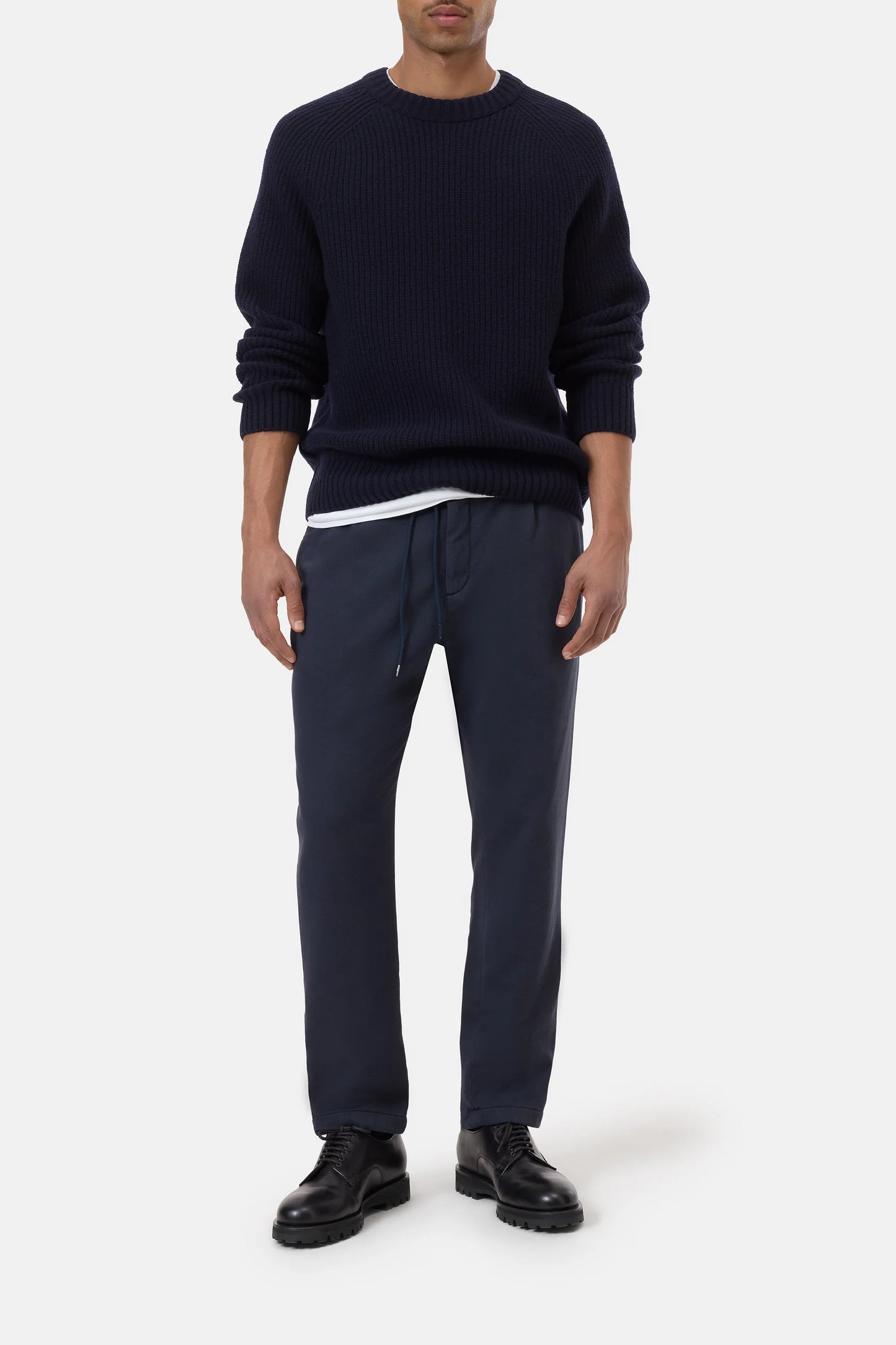 Closed Sweater Man Pullover Dark Night