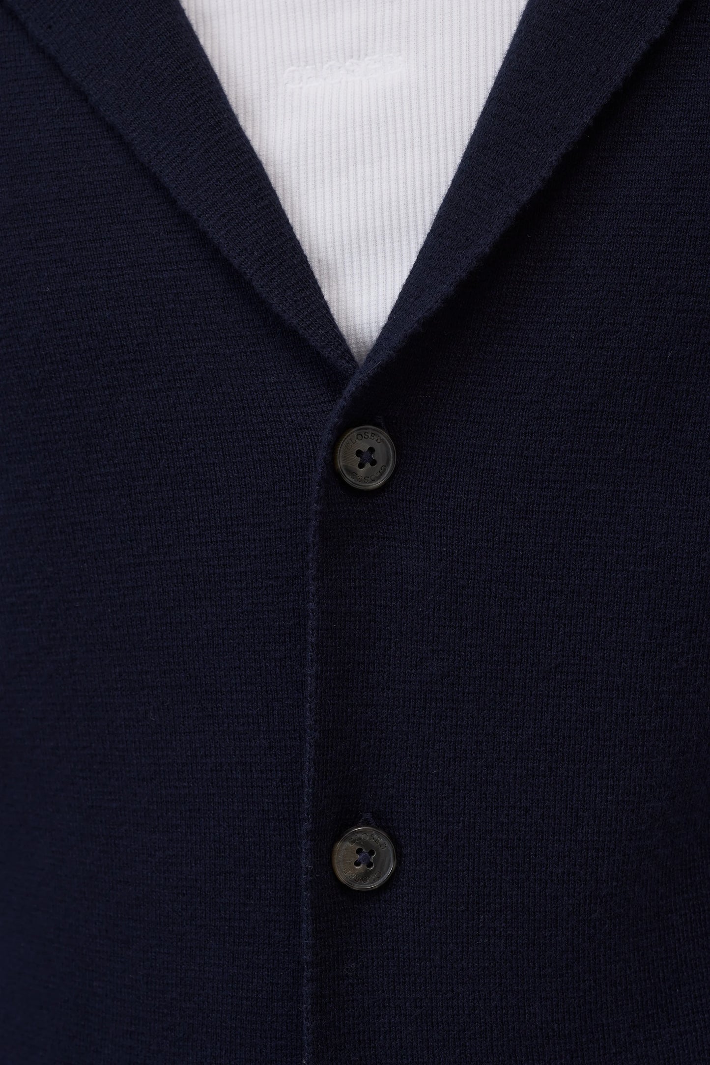 Closed Man Knitted Blazer Dark Night