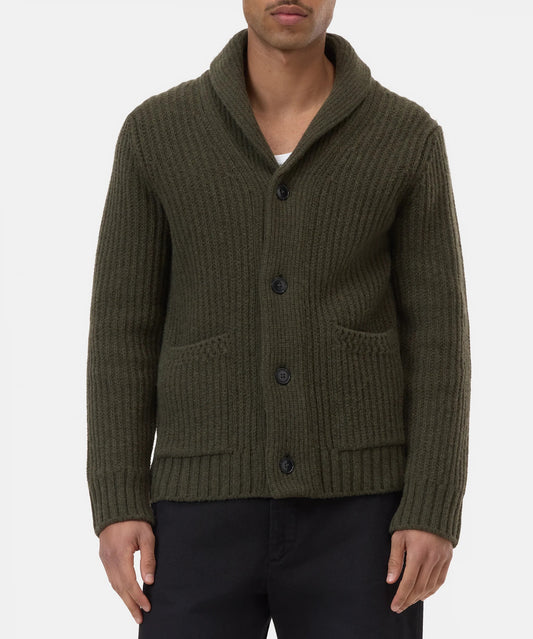 Closed Sweater Man Cardigan Marsh Green