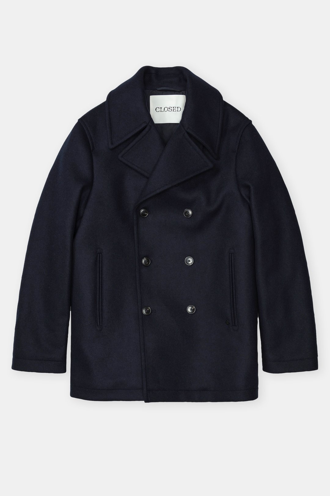 Closed Jacket Man Peacoat