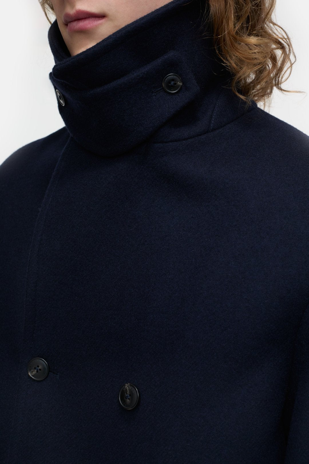 Closed Jacket Man Peacoat