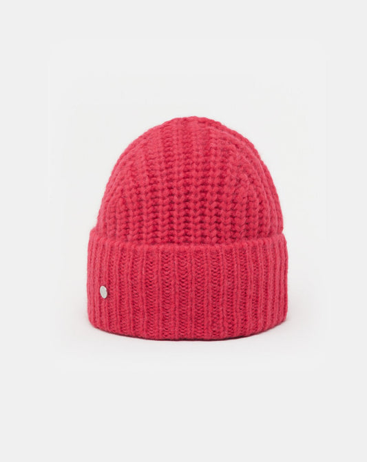 Closed Hat Man knitted Hat Fiery Pink