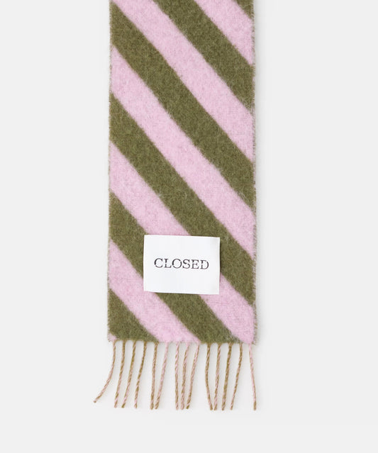 Closed Scarf Woman Flamingo Pink
