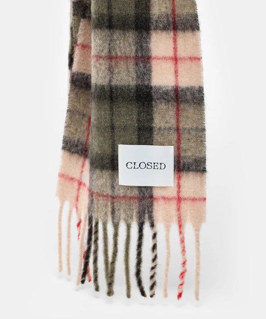 Closed Scarf Woman Pale Pink