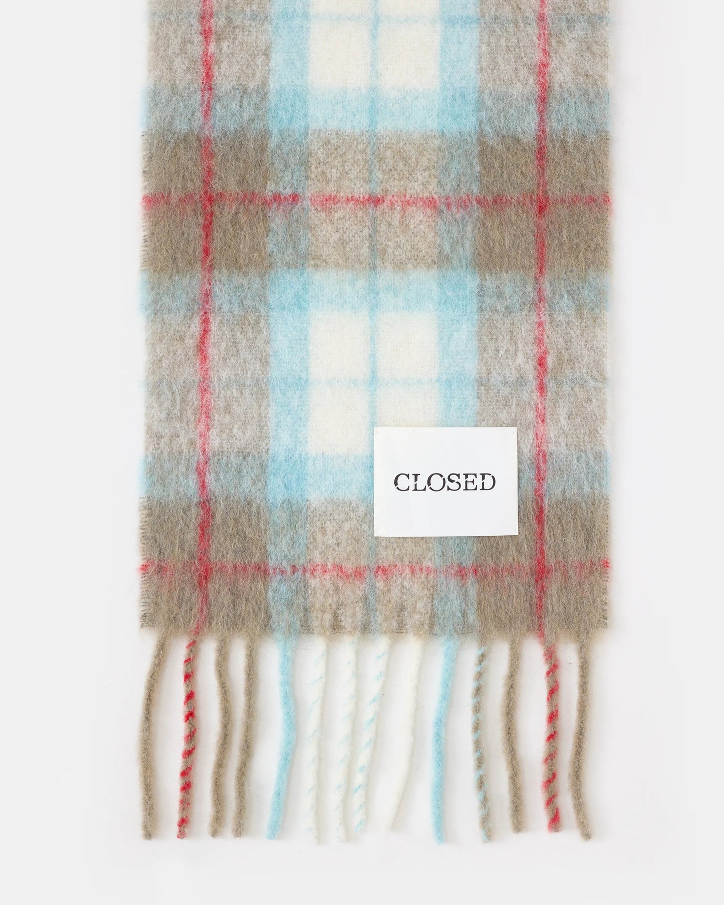 Closed Scarf Woman Clay Beige