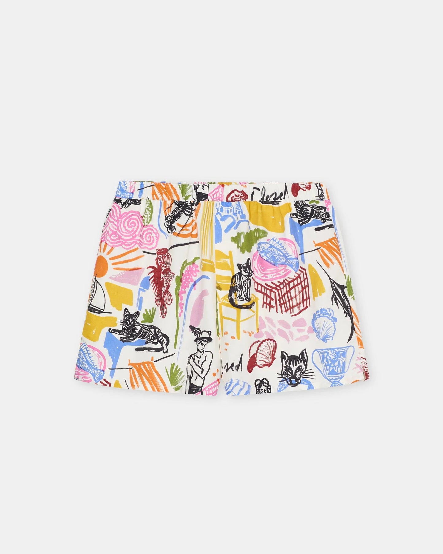 Closed Skirt Woman Shorts